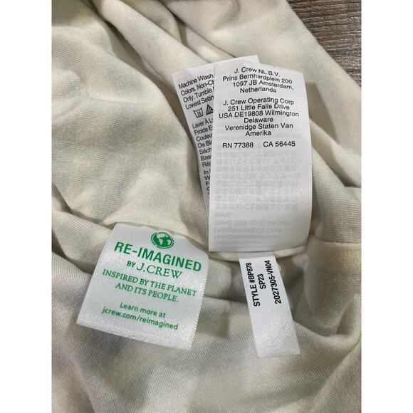 J.Crew Form Knit High-Neck Cutaway Dress Sail Med Navy Stripe, Sz XXS - Picture 8 of 9